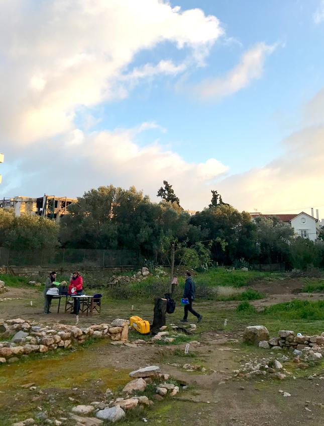 Archaeological site in Greece