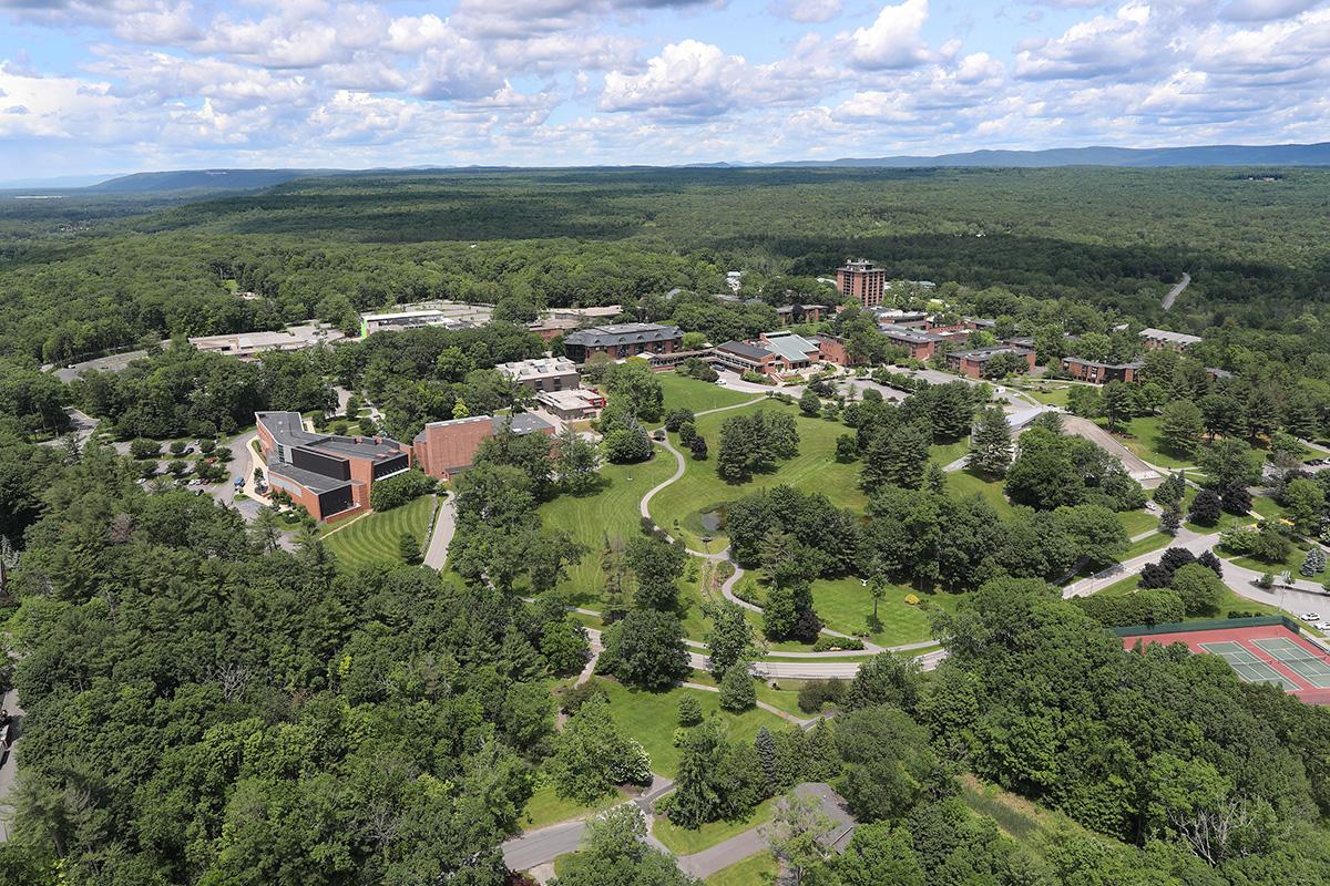 Aerial view of Skidmore